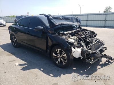 Czwarte zdjęcie samochodu z boku: 2021 NISSAN SENTRA SV VIN:3N1AB8CV4MY228599 - miniatura