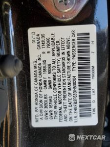 Zdjęcie 12 z 14 samochodu: 2013 HONDA CIVIC HF VIN:2HGFB2F63DH530204 - miniatura