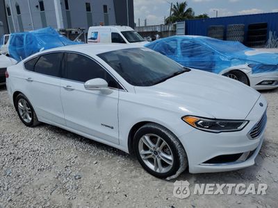 Czwarte zdjęcie samochodu z boku: 2018 FORD FUSION SE HYBRID VIN:3FA6P0LU0JR278750 - miniatura