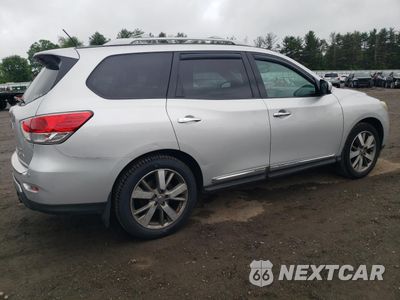 Trzecie zdjęcie samochodu z tyłu: 2014 NISSAN PATHFINDER S VIN:5N1AR2MM3EC681436 - miniatura