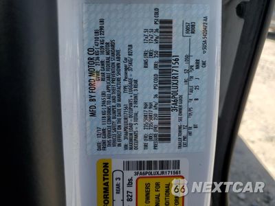 Zdjęcie 12 z 13 samochodu: 2018 FORD FUSION SE HYBRID VIN:3FA6P0LUXJR171561 - miniatura
