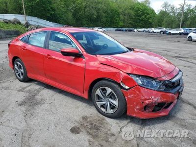 Czwarte zdjęcie samochodu z boku: 2019 HONDA CIVIC LX VIN:2HGFC2F65KH586297 - miniatura