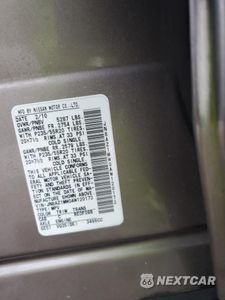 Zdjęcie 13 z 13 samochodu: 2010 NISSAN MURANO S VIN:JN8AZ1MW0AW120172 - miniatura