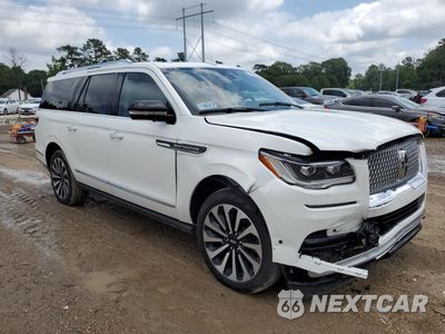 Czwarte zdjęcie samochodu z boku: 2024 LINCOLN NAVIGATOR L RESERVE VIN:5LMJJ3LG9REL19336 - miniatura