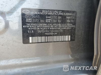 Zdjęcie 12 z 14 samochodu: 2013 HYUNDAI ELANTRA GLS VIN:5NPDH4AE5DH440770 - miniatura
