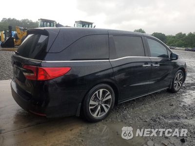 Trzecie zdjęcie samochodu z tyłu: 2022 HONDA ODYSSEY TOURING VIN:5FNRL6H85NB047237 - miniatura