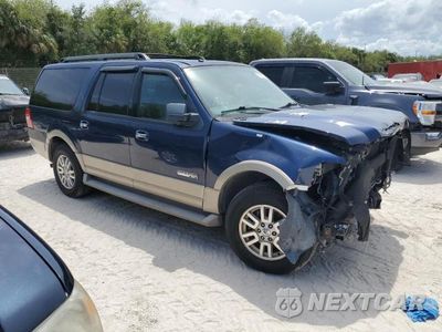 Czwarte zdjęcie samochodu z boku: 2007 FORD EXPEDITION EL EDDIE BAUER VIN:1FMFK175X7LA82951 - miniatura