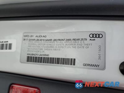 Zdjęcie 13 z 13 samochodu: 2018 AUDI A5 PREMIUM PLUS VIN:WAUBNCF51JA039560 - miniatura
