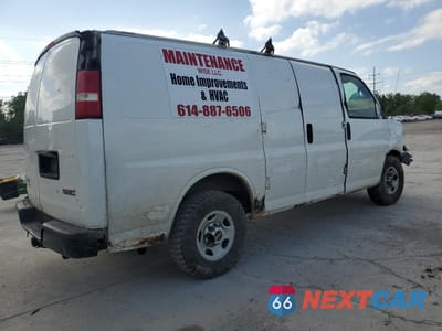 Trzecie zdjęcie samochodu z tyłu: 2012 GMC SAVANA G3500 VIN:1GTZ7TBGXC1183940 - miniatura