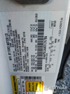 Zdjęcie 12 z 12 samochodu: 2019 FORD FUSION SE VIN:3FA6P0LU6KR124786 - miniatura