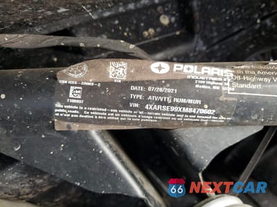 Zdjęcie 10 z 10 samochodu: 2021 POLARIS RANGER CREW XP 1000 PREMIUM VIN:4XARSE99XM8470602 - miniatura