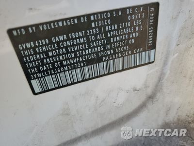 Zdjęcie 12 z 14 samochodu: 2013 VOLKSWAGEN JETTA TDI VIN:3VWLL7AJ6DM377291 - miniatura
