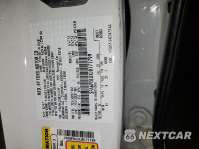 Zdjęcie 12 z 12 samochodu: 2018 FORD FUSION SE HYBRID VIN:3FA6P0LUXJR171799 - miniatura