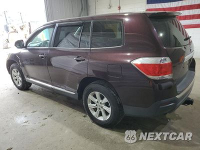 Drugie zdjęcie samochodu z przodu: 2012 TOYOTA HIGHLANDER BASE VIN:5TDBK3EH3CS144436 - miniatura