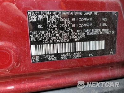 Zdjęcie 14 z 16 samochodu: 2021 TOYOTA RAV4 LE VIN:2T3H1RFV0MW176054 - miniatura