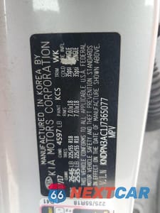 Zdjęcie 13 z 13 samochodu: 2018 KIA SPORTAGE EX VIN:KNDPN3AC1J7365077 - miniatura