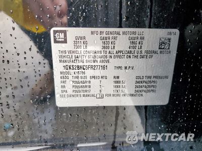 Zdjęcie 13 z 13 samochodu: 2015 GMC YUKON SLT VIN:1GKS2BKC5FR277161 - miniatura