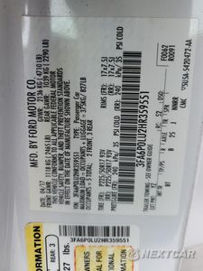 Zdjęcie 12 z 12 samochodu: 2017 FORD FUSION SE HYBRID VIN:3FA6P0LU2HR359551 - miniatura