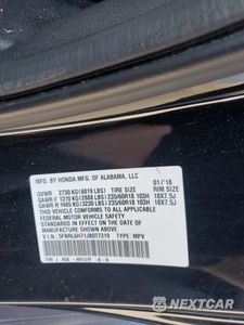 Zdjęcie 13 z 16 samochodu: 2018 HONDA ODYSSEY EXL VIN:5FNRL6H71JB077319 - miniatura