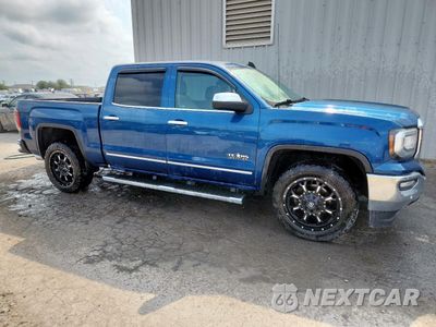 Czwarte zdjęcie samochodu z boku: 2018 GMC SIERRA C1500 SLT VIN:3GTP1NEC1JG405339 - miniatura