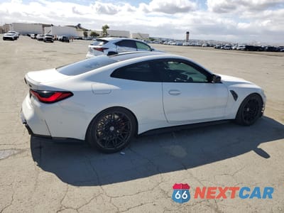 Trzecie zdjęcie samochodu z tyłu: 2022 BMW M4 COMPETITION VIN:WBS43AZ03NCK80383 - miniatura