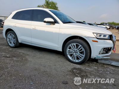 Czwarte zdjęcie samochodu z boku: 2018 AUDI Q5 PREMIUM PLUS VIN:WA1BNAFY7J2014278 - miniatura