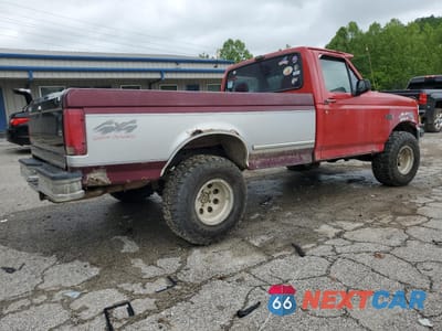 Trzecie zdjęcie samochodu z tyłu: 1992 FORD F150 VIN:1FTEF14N5NNB19446 - miniatura