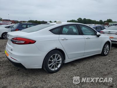 Trzecie zdjęcie samochodu z tyłu: 2020 FORD FUSION SE VIN:3FA6P0LUXLR119074 - miniatura