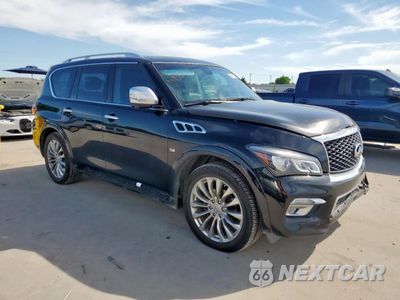 Czwarte zdjęcie samochodu z boku: 2017 INFINITI QX80 BASE VIN:JN8AZ2NDXH9831079 - miniatura