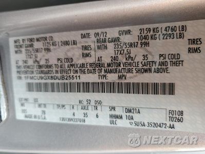 Zdjęcie 13 z 15 samochodu: 2013 FORD ESCAPE SE VIN:1FMCU9GX8DUB25511 - miniatura