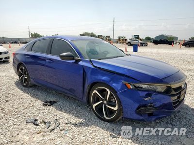 Czwarte zdjęcie samochodu z boku: 2022 HONDA ACCORD SPORT VIN:1HGCV2F32NA012889 - miniatura