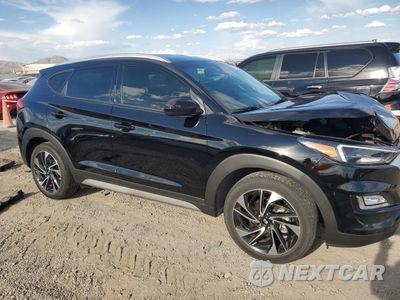 Czwarte zdjęcie samochodu z boku: 2020 HYUNDAI TUCSON LIMITED VIN:KM8J33AL9LU221398 - miniatura