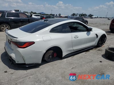 Trzecie zdjęcie samochodu z tyłu: 2024 BMW M4 COMPETITION VIN:WBS33AZ04RCR86974 - miniatura