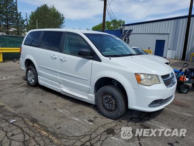 Czwarte zdjęcie samochodu z boku: 2015 DODGE GRAND CARAVAN SE VIN:2C7WDGBG3FR642828 - miniatura