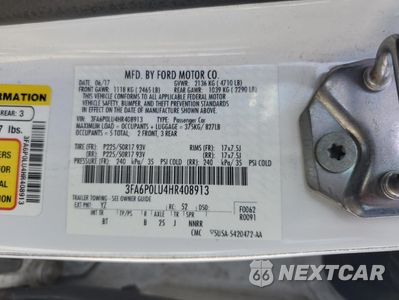 Zdjęcie 12 z 13 samochodu: 2017 FORD FUSION SE HYBRID VIN:3FA6P0LU4HR408913 - miniatura