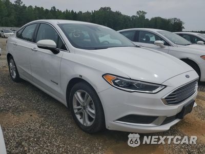 Czwarte zdjęcie samochodu z boku: 2018 FORD FUSION SE HYBRID VIN:3FA6P0LUXJR278741 - miniatura