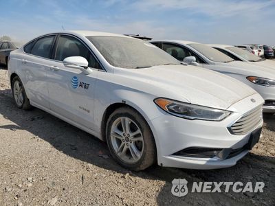 Czwarte zdjęcie samochodu z boku: 2018 FORD FUSION SE HYBRID VIN:3FA6P0LUXJR118729 - miniatura