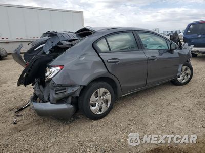 Trzecie zdjęcie samochodu z tyłu: 2013 HONDA CIVIC LX VIN:2HGFB2F51DH524098 - miniatura