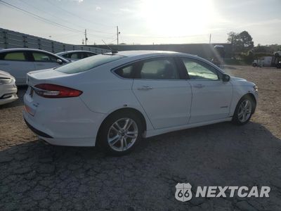 Trzecie zdjęcie samochodu z tyłu: 2018 FORD FUSION SE HYBRID VIN:3FA6P0LU4JR278718 - miniatura