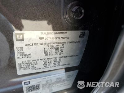 Zdjęcie 12 z 12 samochodu: 2020 GMC SIERRA K1500 SLE VIN:1GTP9BEK8LZ182279 - miniatura