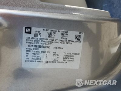 Zdjęcie 12 z 14 samochodu: 2013 GMC SIERRA C1500 VIN:1GTN1TE08DZ148993 - miniatura