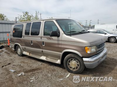 Czwarte zdjęcie samochodu z boku: 2001 FORD ECONOLINE E150 VAN VIN:1FDRE14W41HB03000 - miniatura