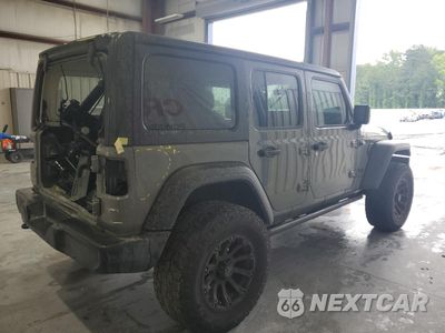 Trzecie zdjęcie samochodu z tyłu: 2021 JEEP WRANGLER UNLIMITED SPORT VIN:1C4HJXDM4MW757394 - miniatura