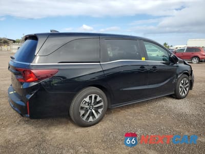 Trzecie zdjęcie samochodu z tyłu: 2025 HONDA ODYSSEY EXL VIN:5FNRL6H64SB037955 - miniatura