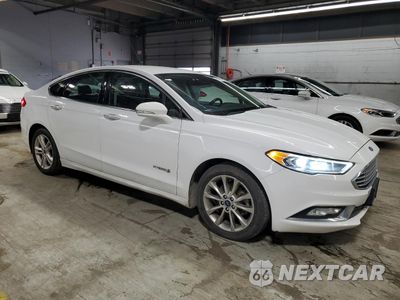 Czwarte zdjęcie samochodu z boku: 2017 FORD FUSION SE HYBRID VIN:3FA6P0LU9HR410124 - miniatura