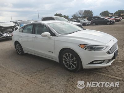 Czwarte zdjęcie samochodu z boku: 2017 FORD FUSION SE HYBRID VIN:3FA6P0LU4HR409575 - miniatura