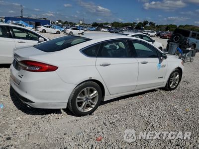 Trzecie zdjęcie samochodu z tyłu: 2018 FORD FUSION SE HYBRID VIN:3FA6P0LU3JR278709 - miniatura