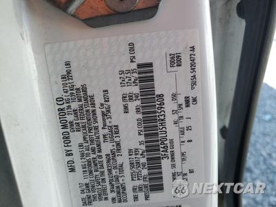 Zdjęcie 12 z 12 samochodu: 2017 FORD FUSION SE HYBRID VIN:3FA6P0LU5HR359608 - miniatura