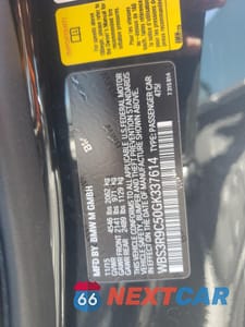 Zdjęcie 12 z 12 samochodu: 2016 BMW M4 VIN:WBS3R9C50GK337614 - miniatura