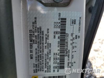 Zdjęcie 12 z 13 samochodu: 2018 FORD FUSION SE HYBRID VIN:3FA6P0LUXJR171527 - miniatura